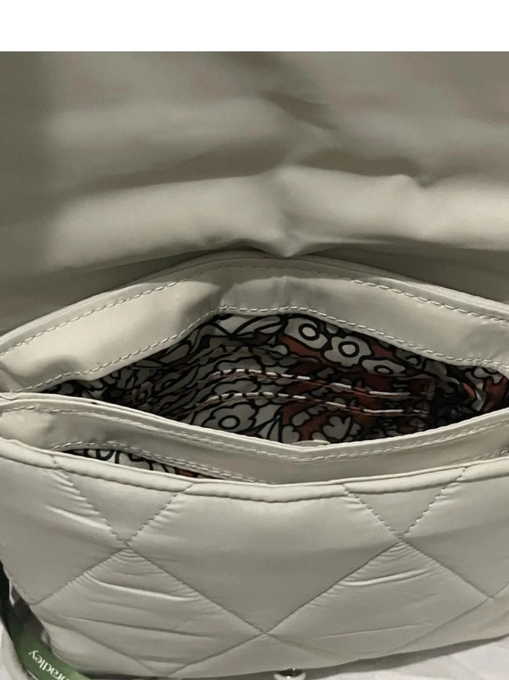 Vera Bradley Featherweight Baird Hipster Crossbody Bag Pumice Stone NWT